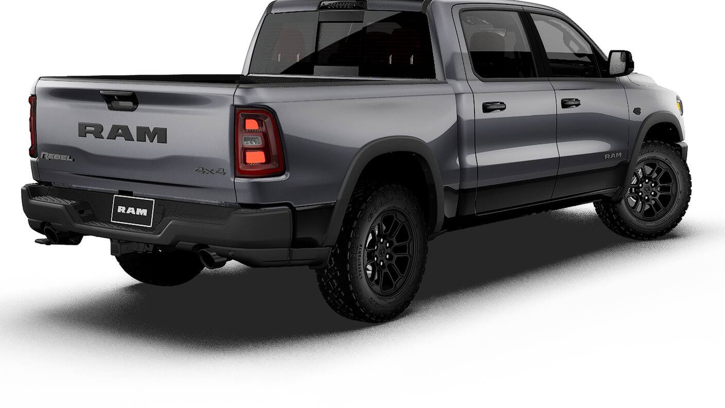 New 2027 Granite Crystal Metallic Clear-Coat Exterior Paint RAM REBEL image 2