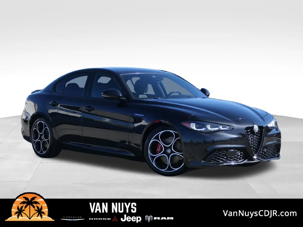 Used 2024 Vulcano Black Metallic Alfa Romeo Veloce image 1