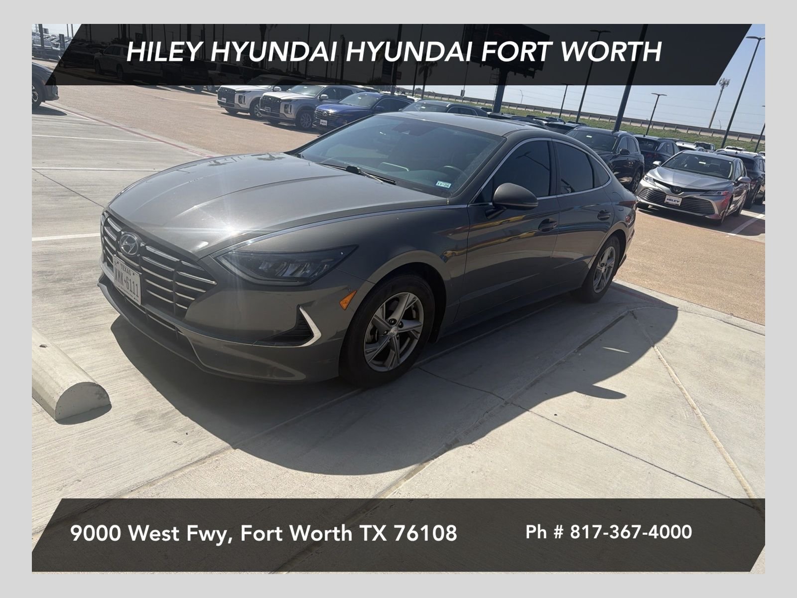 Certified Used 2023 Hampton Gray Hyundai SE image 1