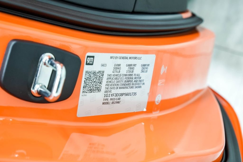 Used 2023 Orange Chevrolet Z06 image 47