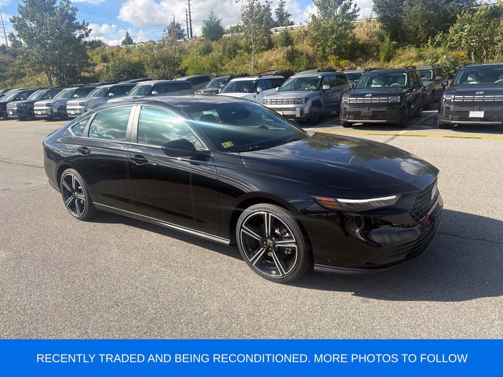 Used 2025 Crystal Black Pearl Honda Sport image 1