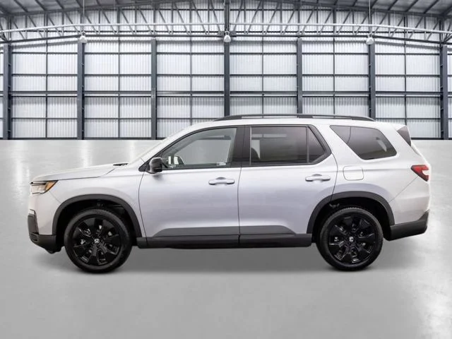 New 2026 Solar Silver Metallic Honda AWD Black Edition image 2