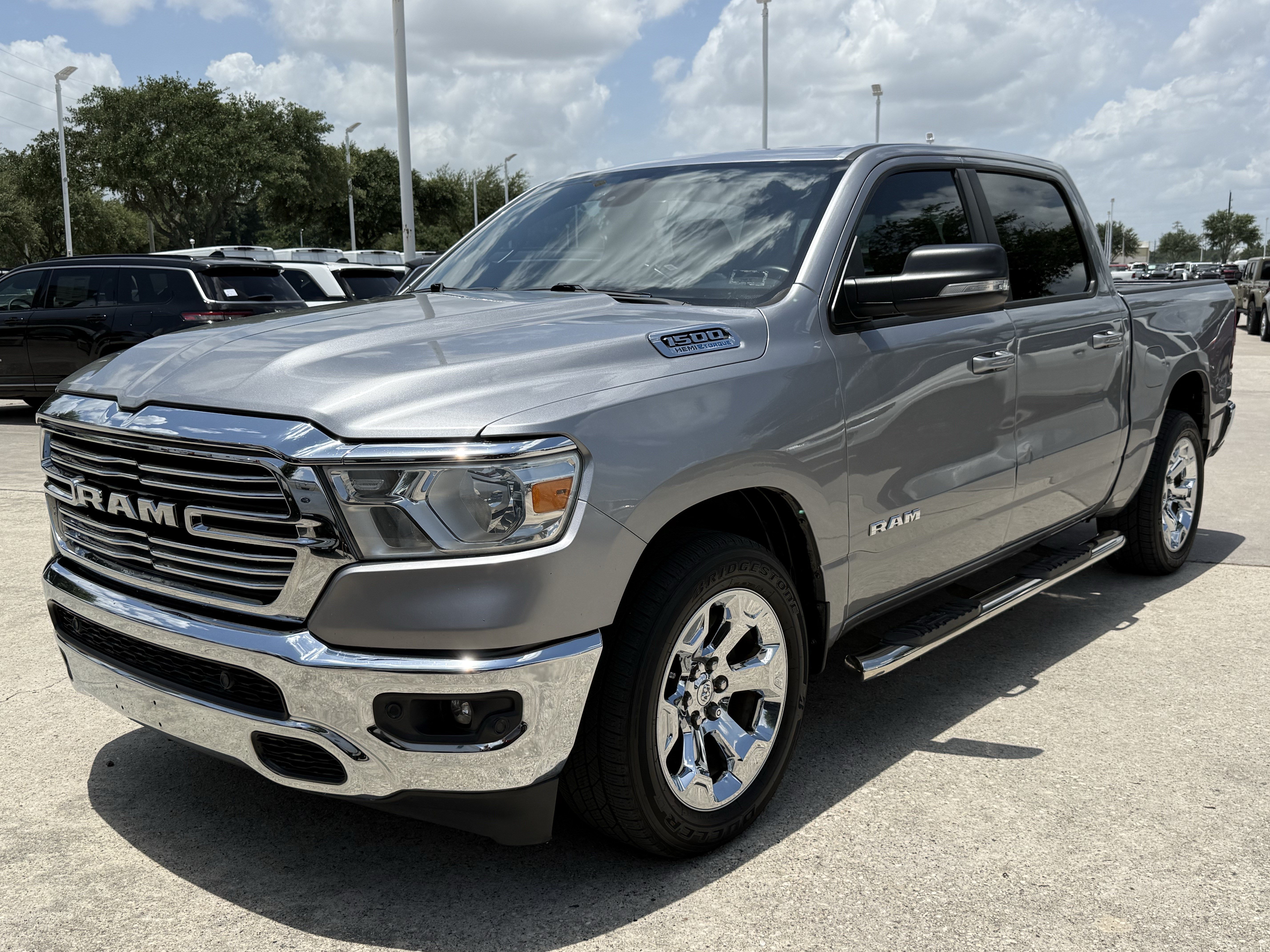Used 2021 Billet Silver Metallic Clearcoat Ram Lone Star image 8