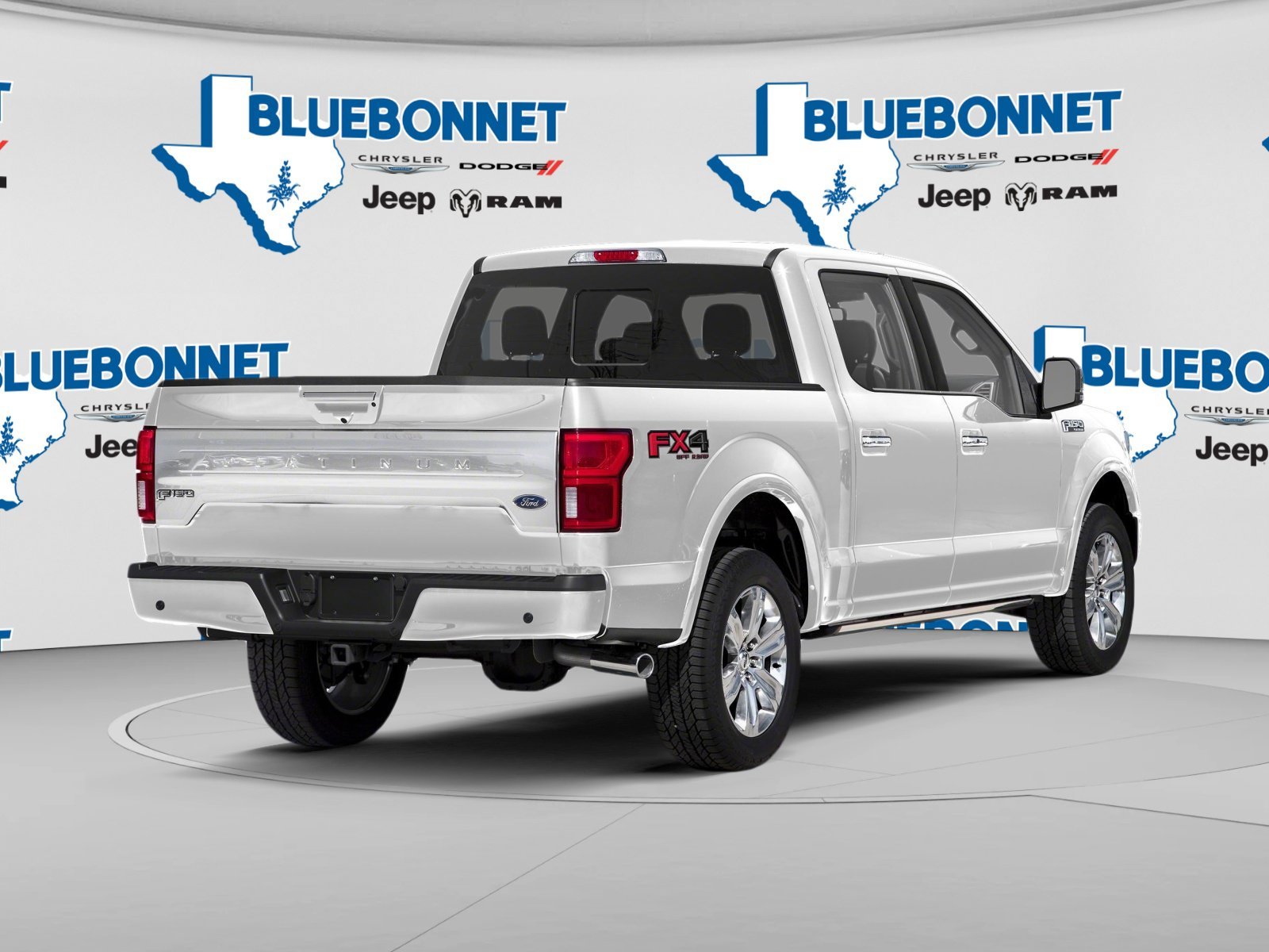 Used 2020 White Metallic Ford Platinum image 2