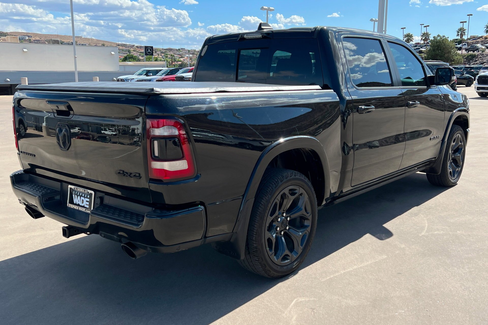 Used 2024 Diamond Black Crystal Pearlcoat Ram Limited image 6