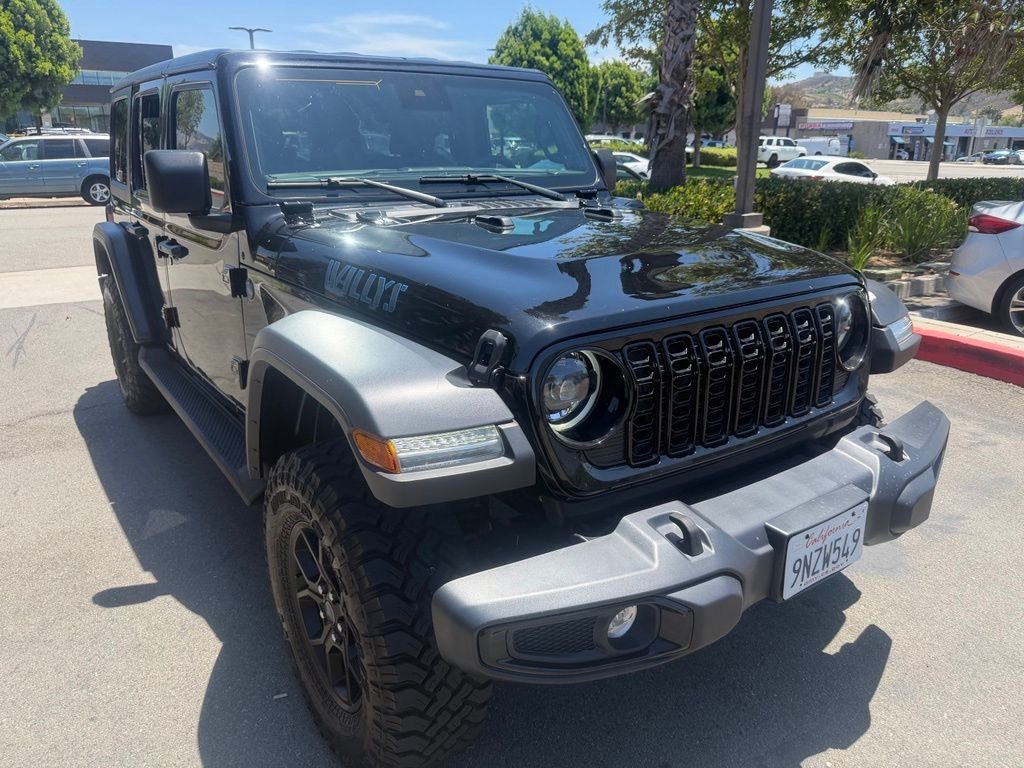 Used 2024 Black Jeep Willys 4xe image 1