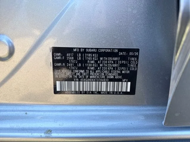 New 2026 Ice Silver Metallic Subaru Premium image 19