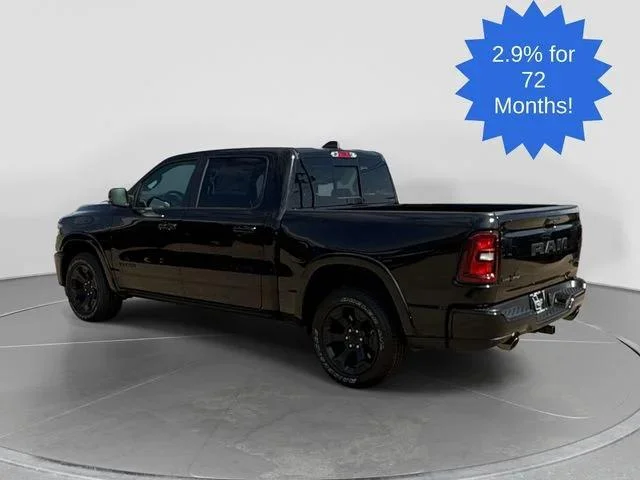 New 2026 Diamond Black Crystal Pearl-Coat Exterior Paint RAM LONE STAR image 8