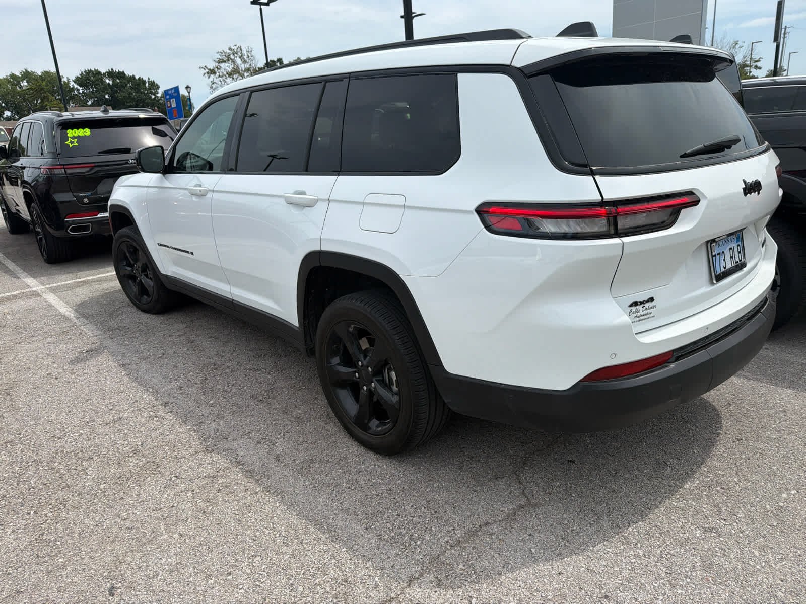 Used 2025 Bright White Clearcoat Jeep Limited image 3
