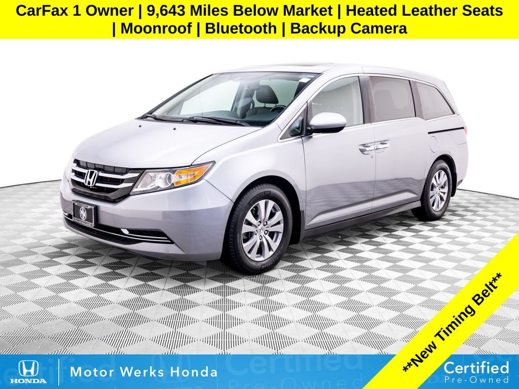 Certified Used 2016 Lunar Silver Metallic Honda EX-L image 1