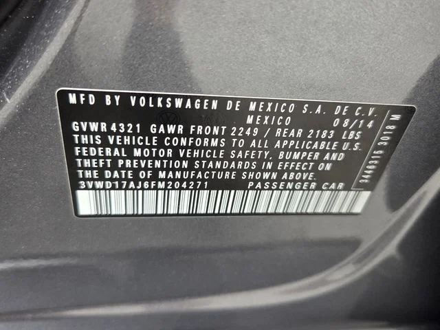 Used 2015 Gray Volkswagen 1.8T SE image 18