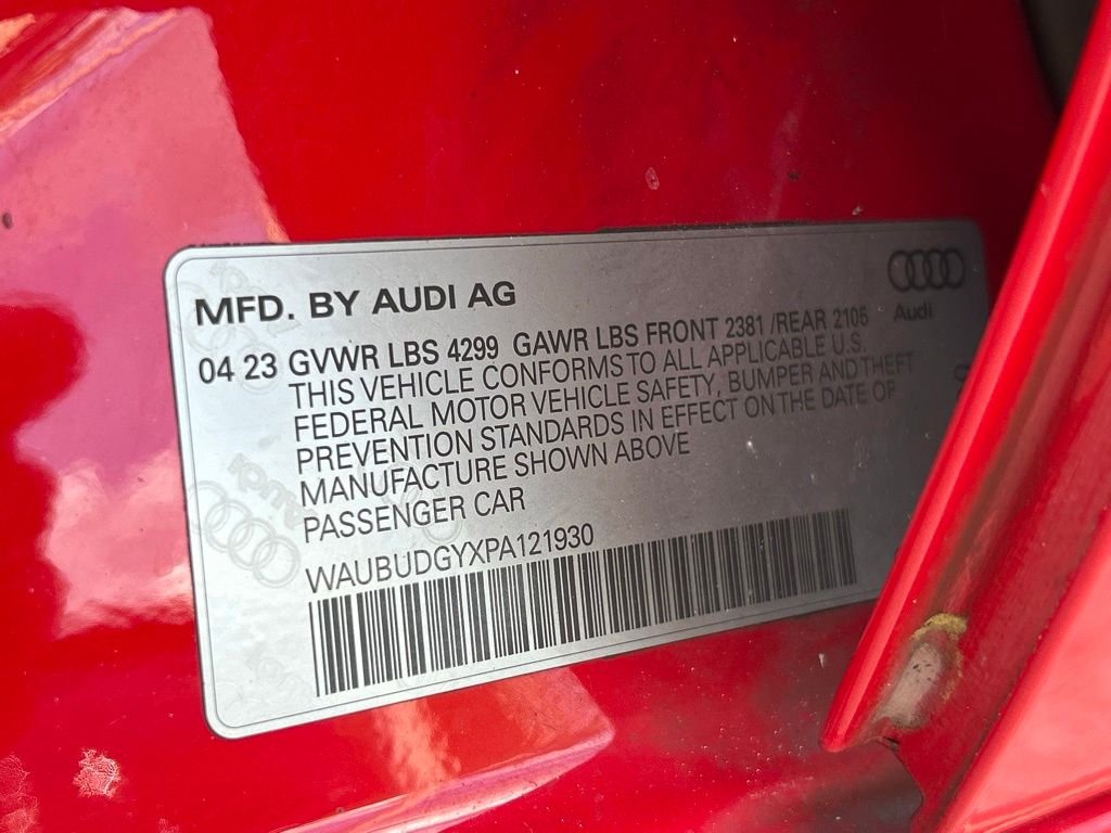 Used 2023 Red Audi 40 Premium Plus image 58