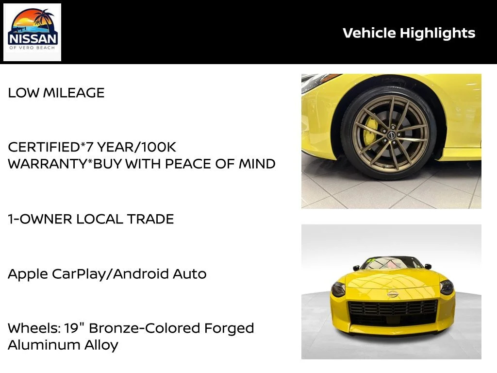 Certified Used 2023 Yellow Nissan Proto Spec image 15