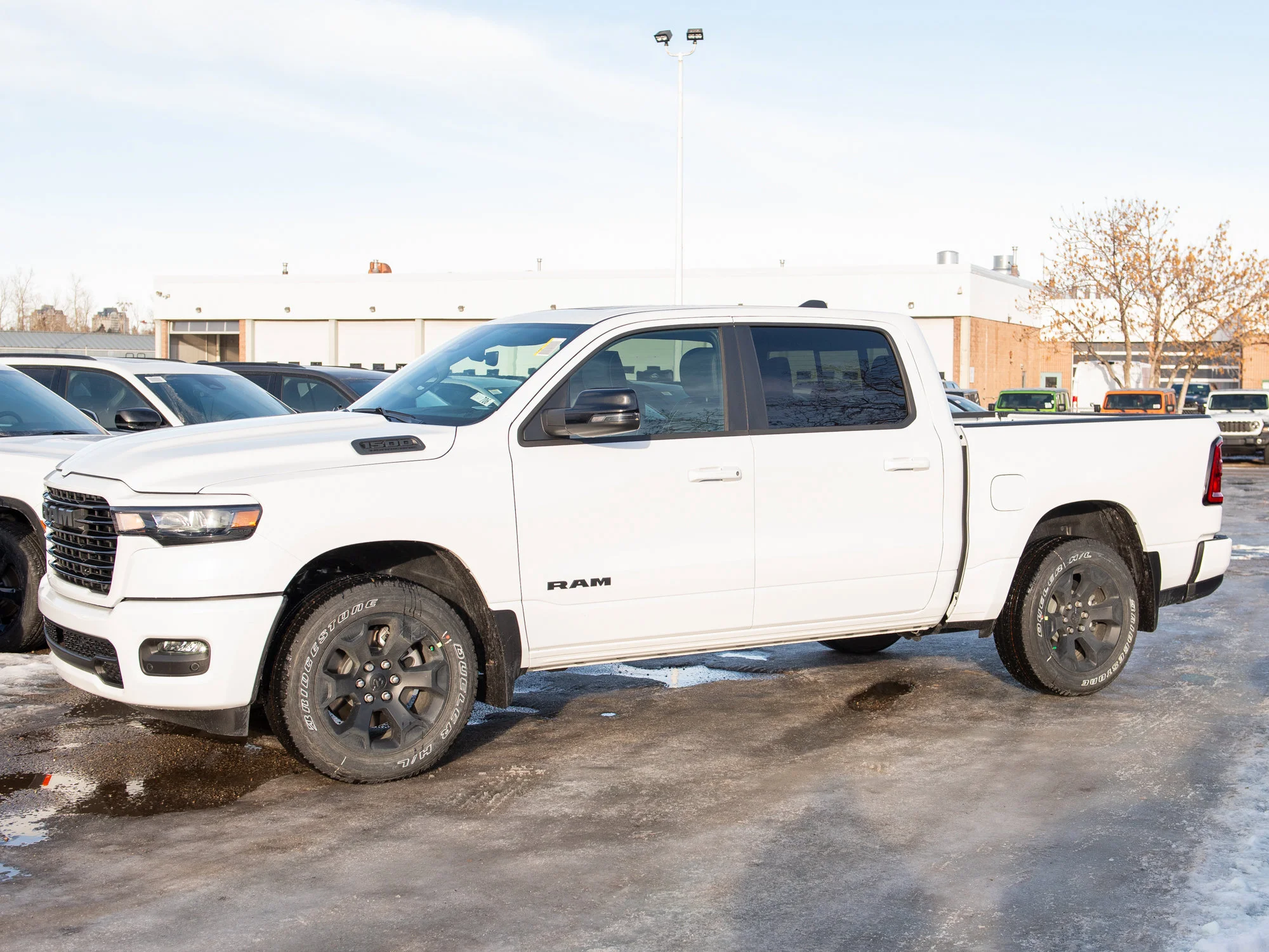 Used 2026 White RAM Sport* Crew Cab 4x4, Twin-Turbo, Pano Sunroof, Nav, 12 Inch Screen image 2