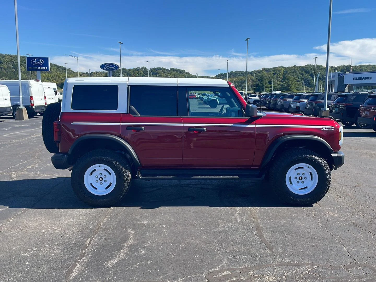 New 2026 Ruby Red Metallic Tinted Clearcoat Ford Heritage Edition image 6