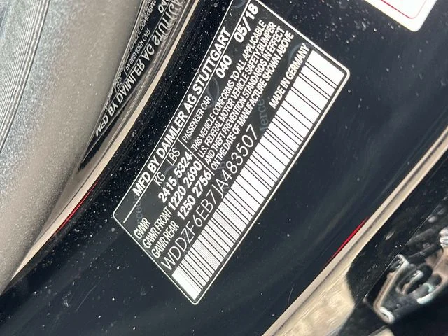 Used 2018 Black Mercedes-Benz E 43 AMG® image 14