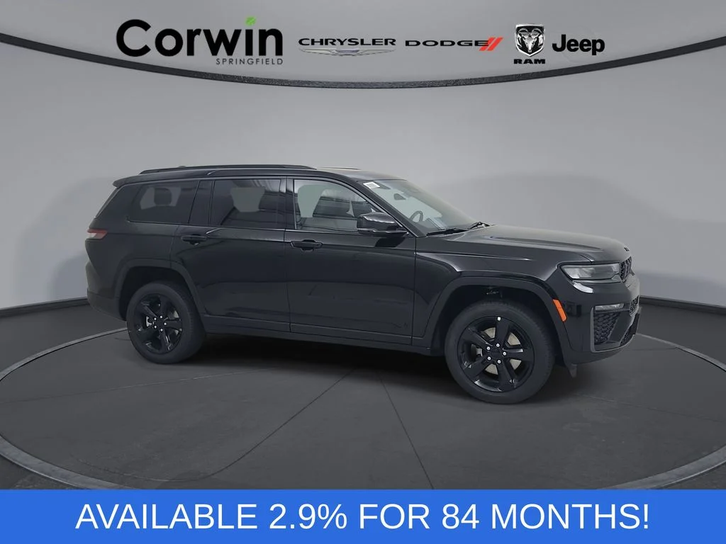 New 2026 Diamond Black Crystal Pearl-Coat Exterior Paint Jeep Limited image 1