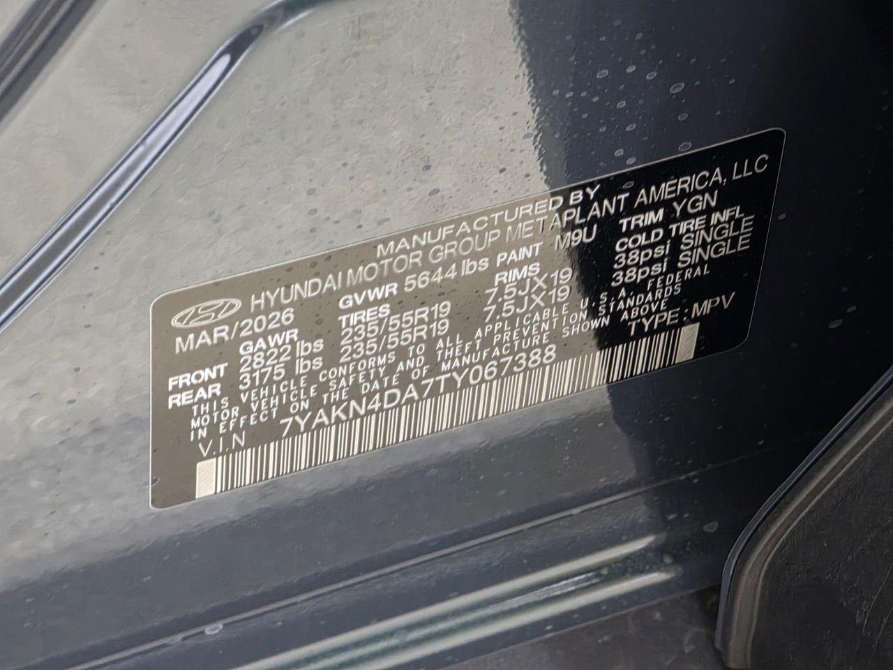 New 2026 Digital Teal Hyundai SEL image 35