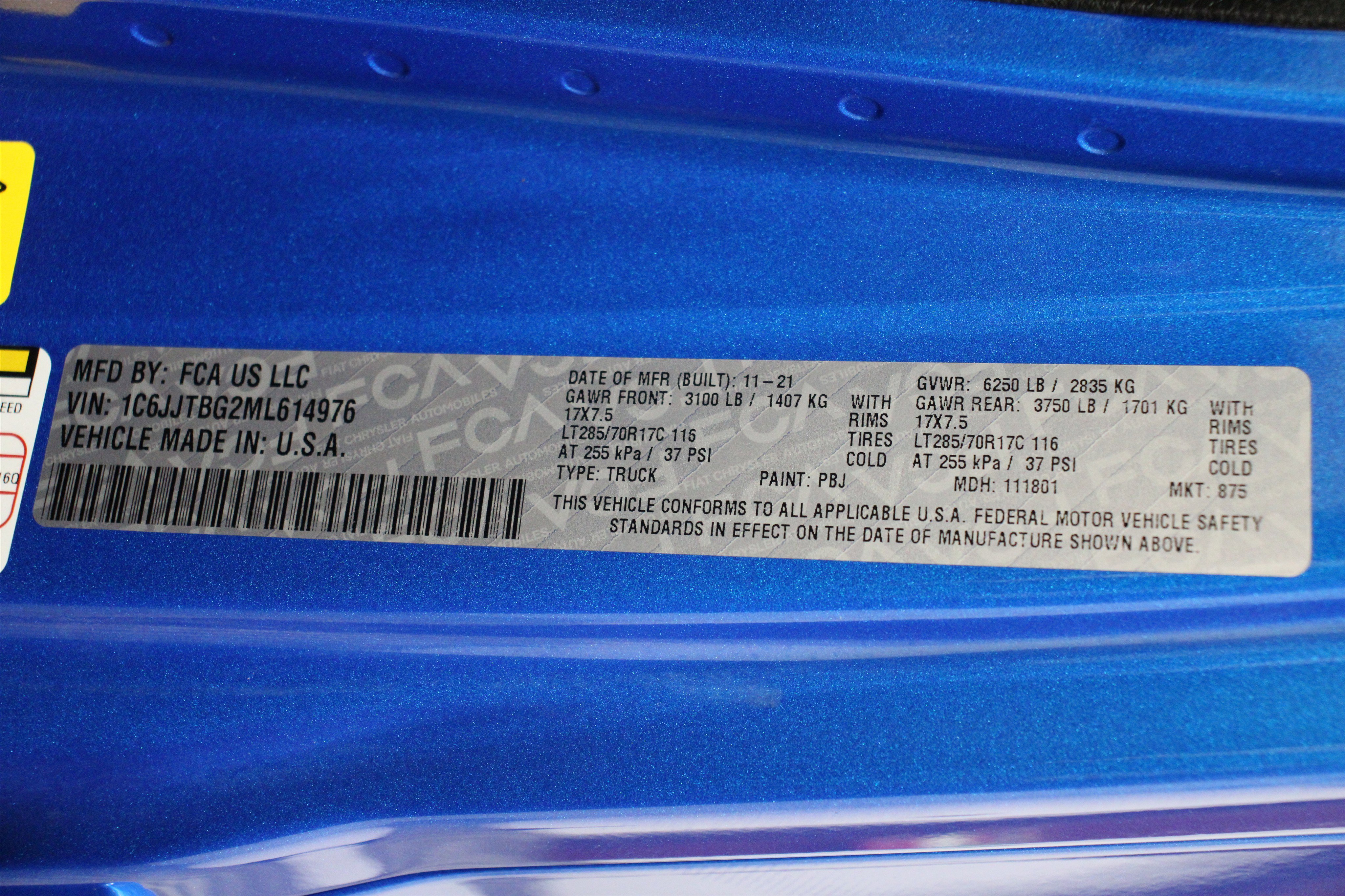 Used 2021 Hydro Blue Pearlcoat Jeep Rubicon image 42