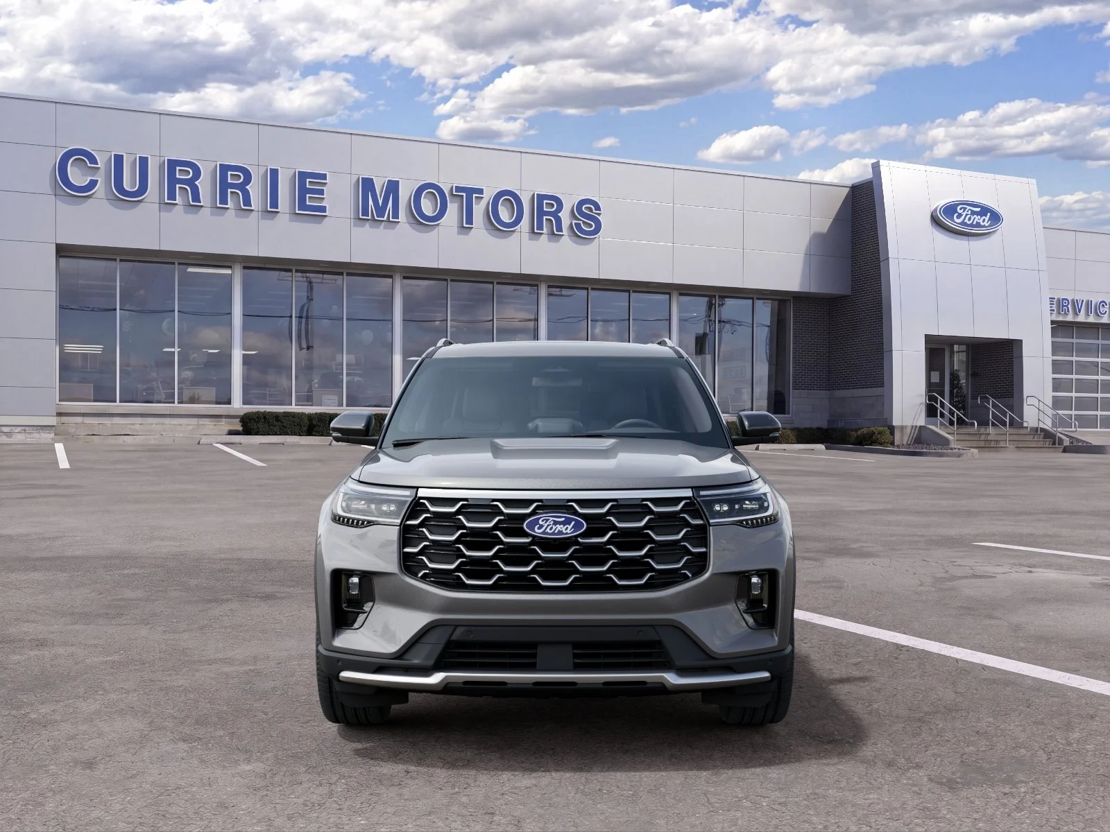 New 2027 Carbonized Gray Metallic Ford Platinum image 3