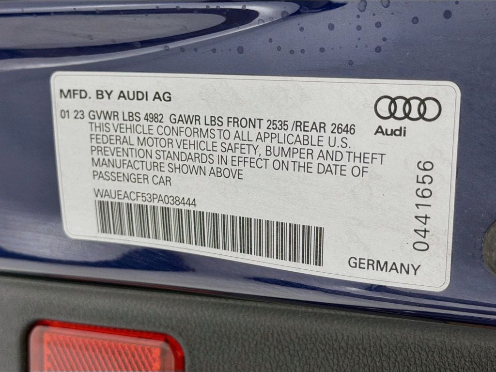 Used 2023 Navarra Blue Metallic Audi S line Prestige 45 TFSI quattro image 34