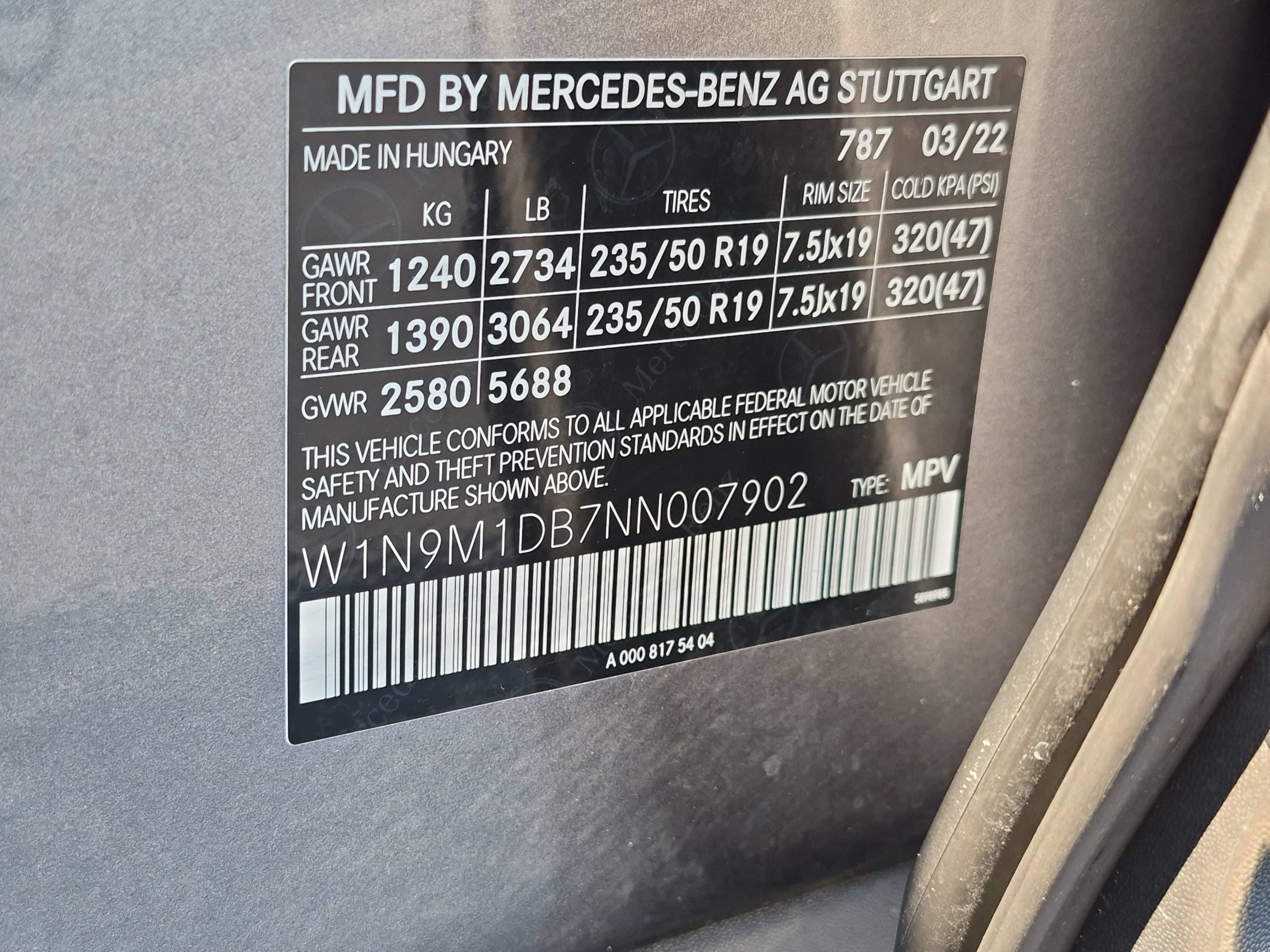 Used 2022 Mountain Gray Metallic Mercedes-Benz EQB 350 image 39