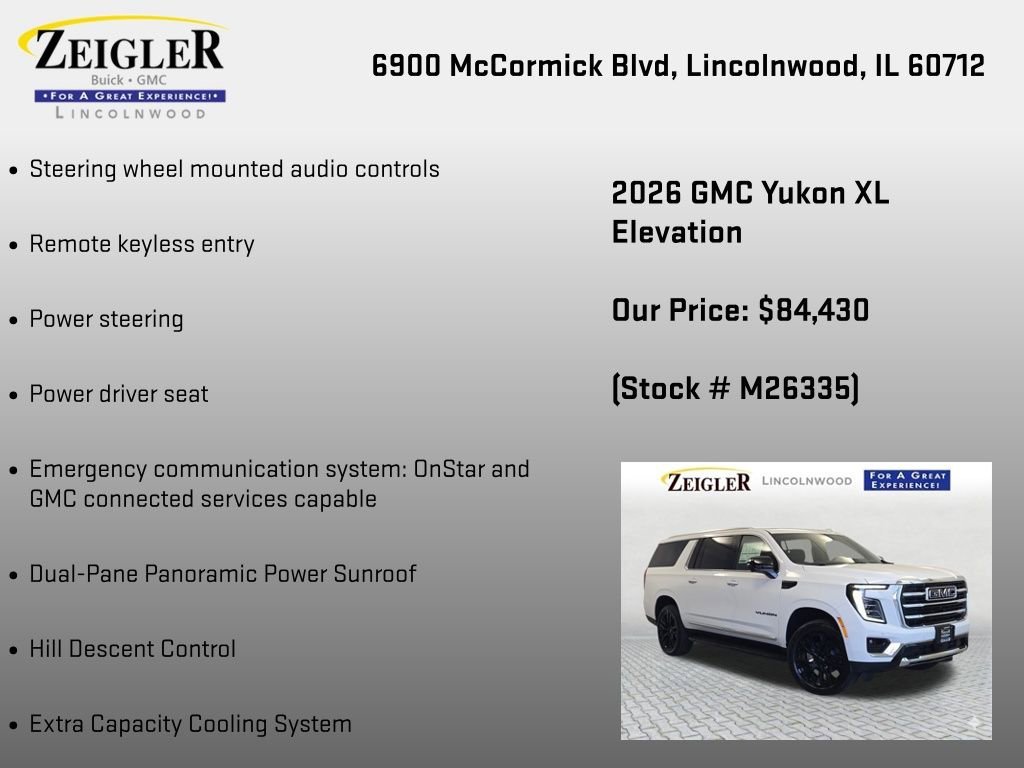 New 2026 Summit White GMC Elevation image 30