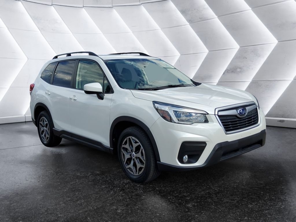 Used 2021 White Subaru Premium image 1