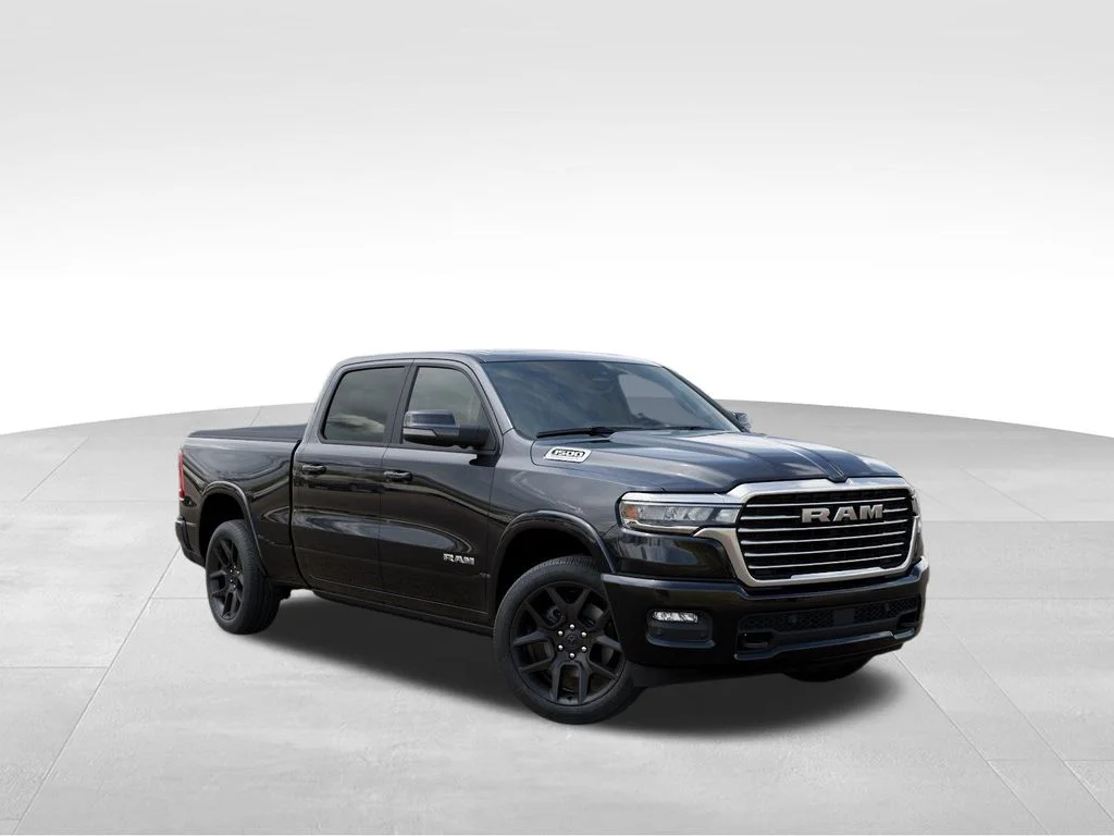New 2026 Diamond Black Crystal Pearl-Coat Exterior Paint RAM Laramie image 5