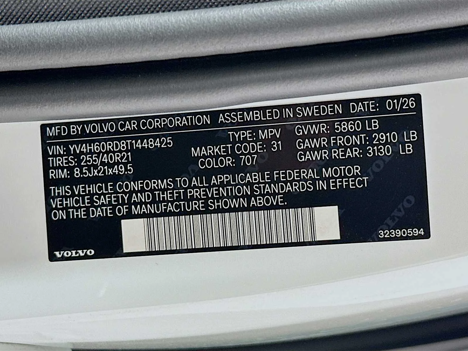 New 2026 Crystal White Volvo Ultra image 30