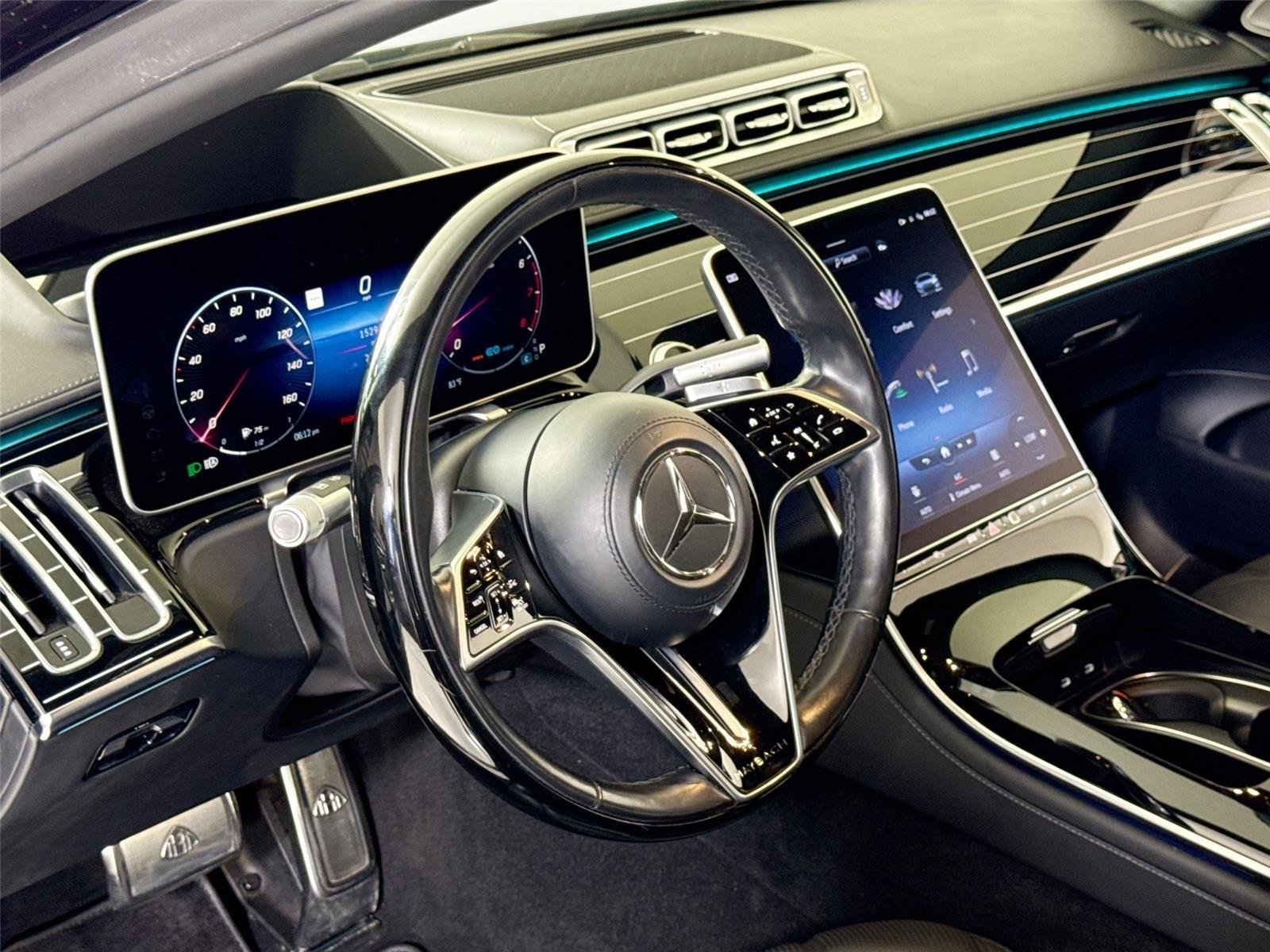 Used 2022 Black Mercedes-Benz Maybach S 580 | Exec Seating | Rear TVs image 15