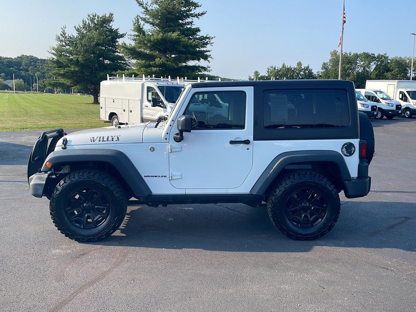 Used 2016 Bright White Clearcoat Jeep Willys Wheeler image 2
