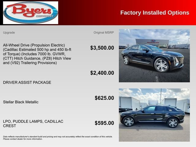 Used 2024 Stellar Black Metallic Cadillac Tech image 10