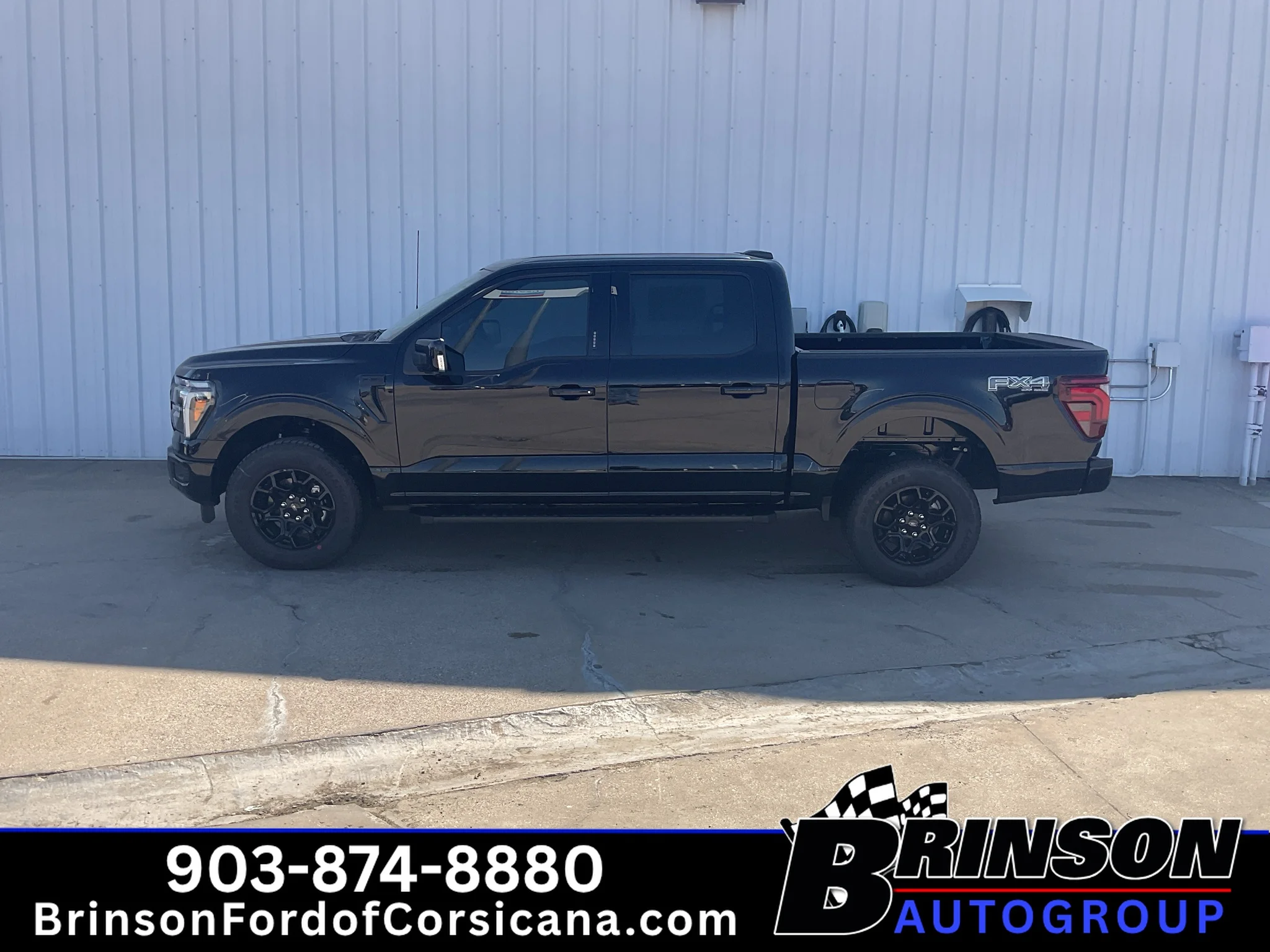 New 2026 Agate Black Metallic Ford LARIAT image 3
