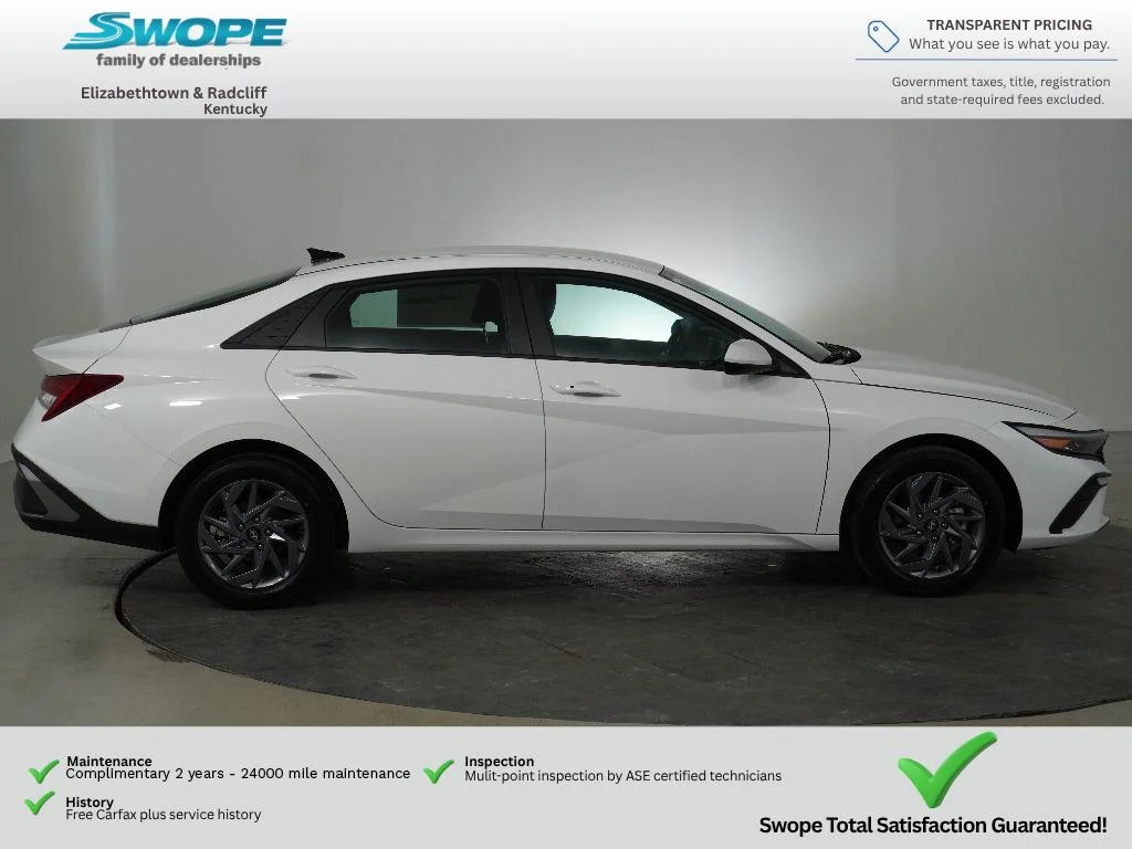 New 2026 Serenity White Hyundai Blue image 2