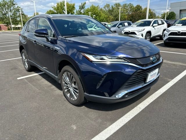 Certified Used 2021 Blue Toyota XLE image 3