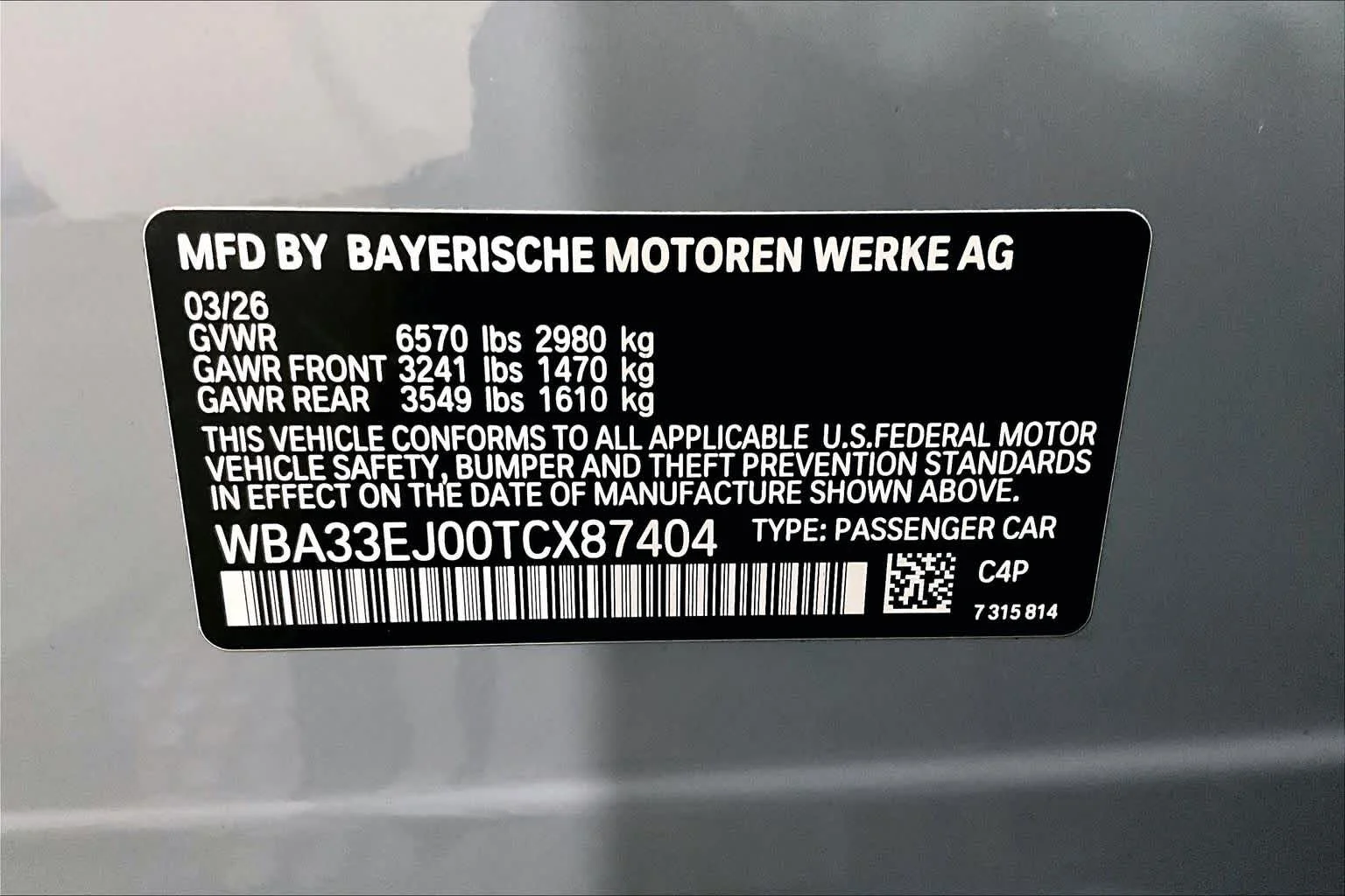 New 2026 Brooklyn Grey Metallic BMW 760i xDrive image 12