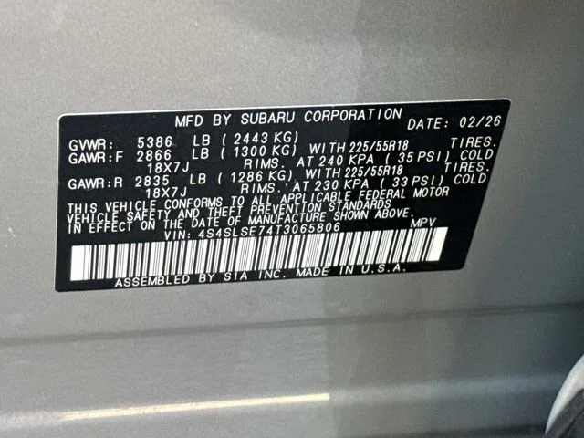 Used 2026 Gray Subaru Premium Hybrid image 31