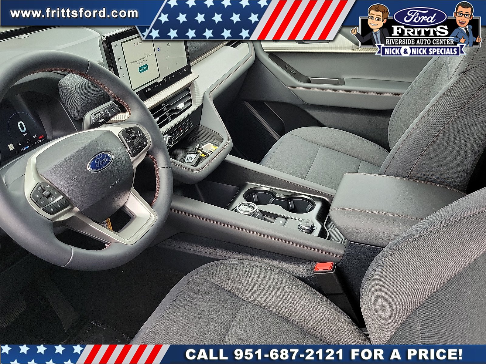 New 2026 Carbonized Gray Metallic Ford Active image 3