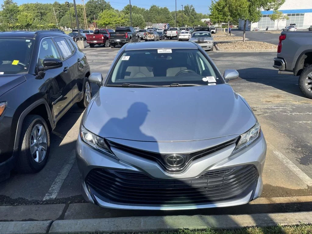 Used 2020 Celestial Silver Metallic Toyota LE image 2