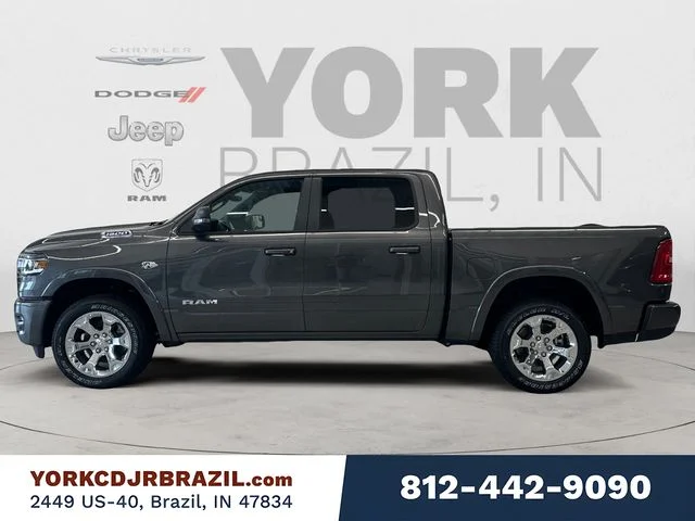 New 2026 Granite Crystal Metallic Clear-Coat Exterior Paint RAM Big Horn/Lone Star image 2
