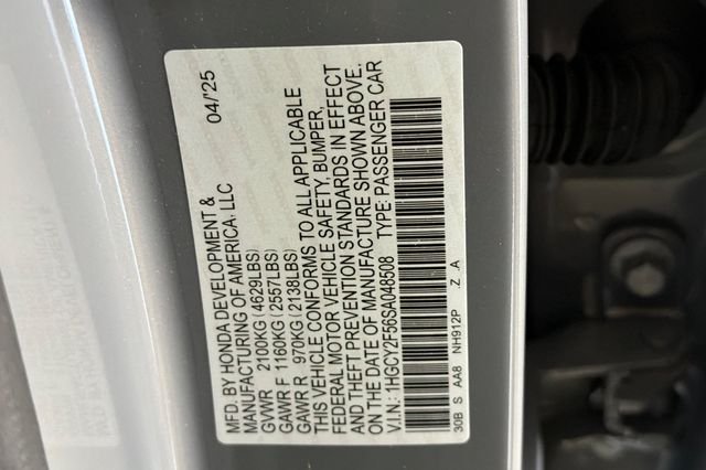 Certified Used 2025 Meteorite Gray Metallic Honda Sport image 37