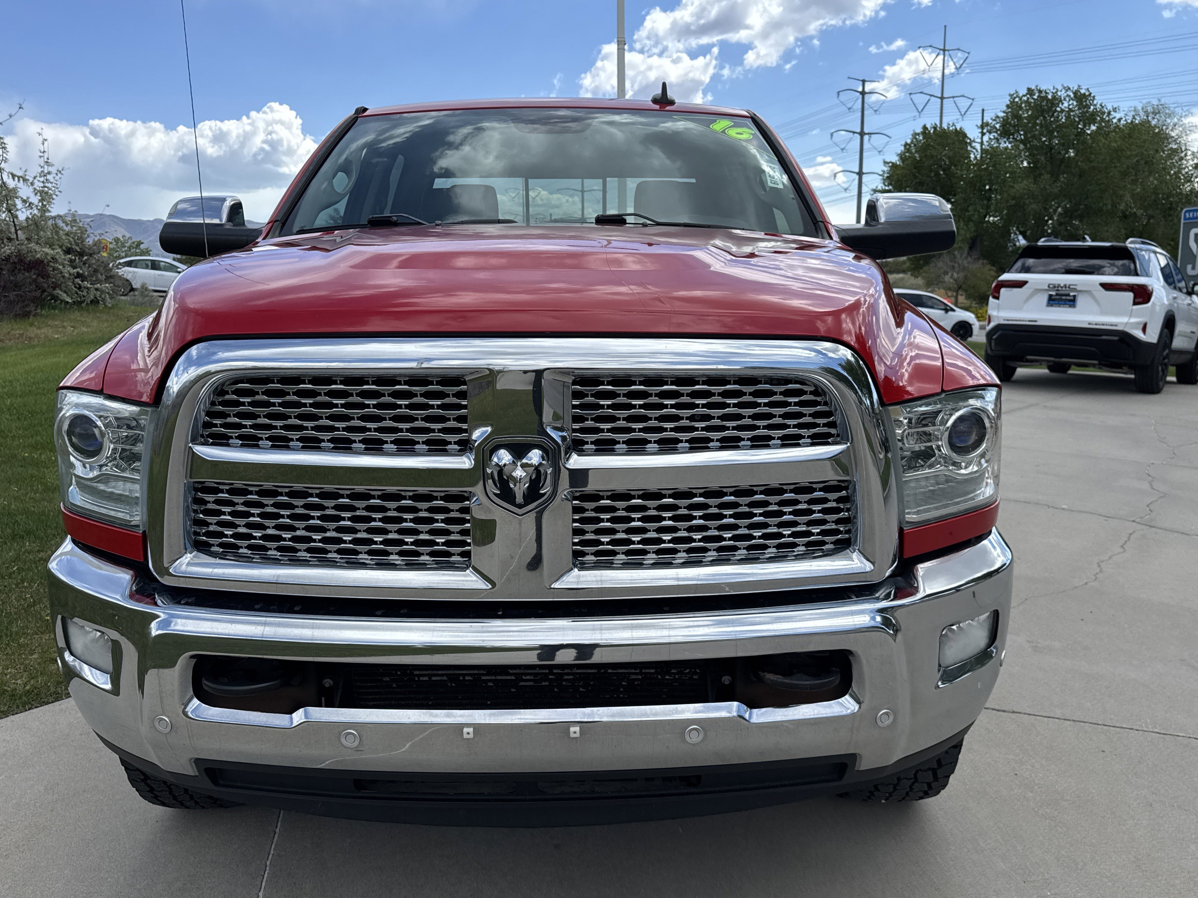 Used 2016 Flame Red Clearcoat Ram Laramie image 10