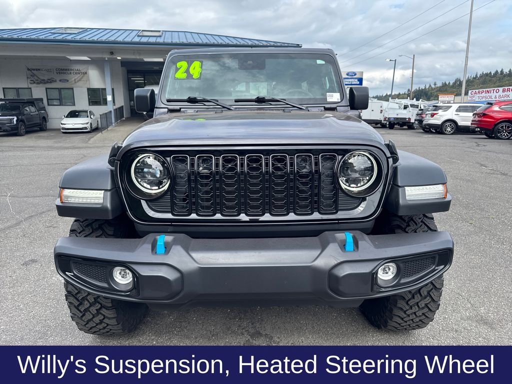 Used 2024 Granite Crystal Clearcoat Metallic Jeep Willys 4xe image 10