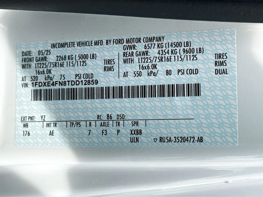 New 2026 Oxford White Ford E-450 DRW image 27