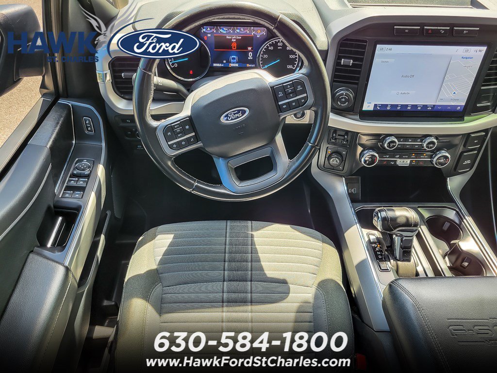 Used 2023 Antimatter Blue Metallic Ford XLT image 10