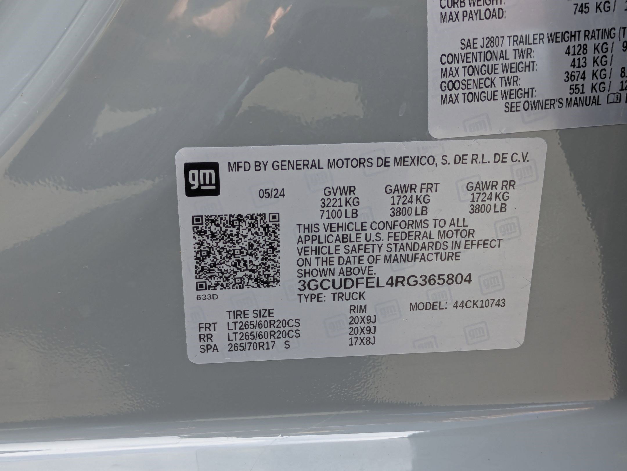 Used 2024 Slate Gray Metallic Chevrolet LT Trail Boss image 32