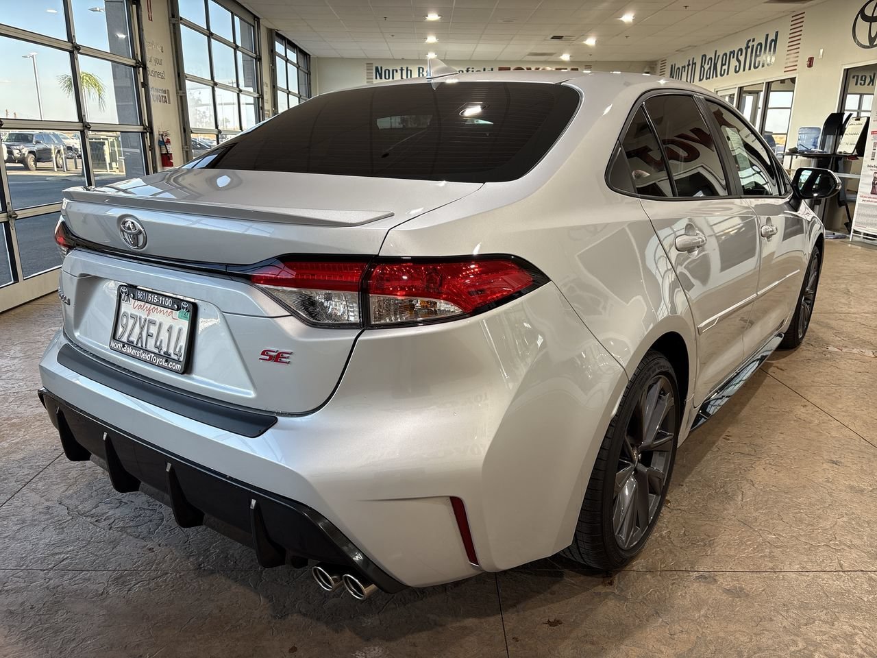Certified Used 2026 Classic Silver Metallic Toyota SE image 2