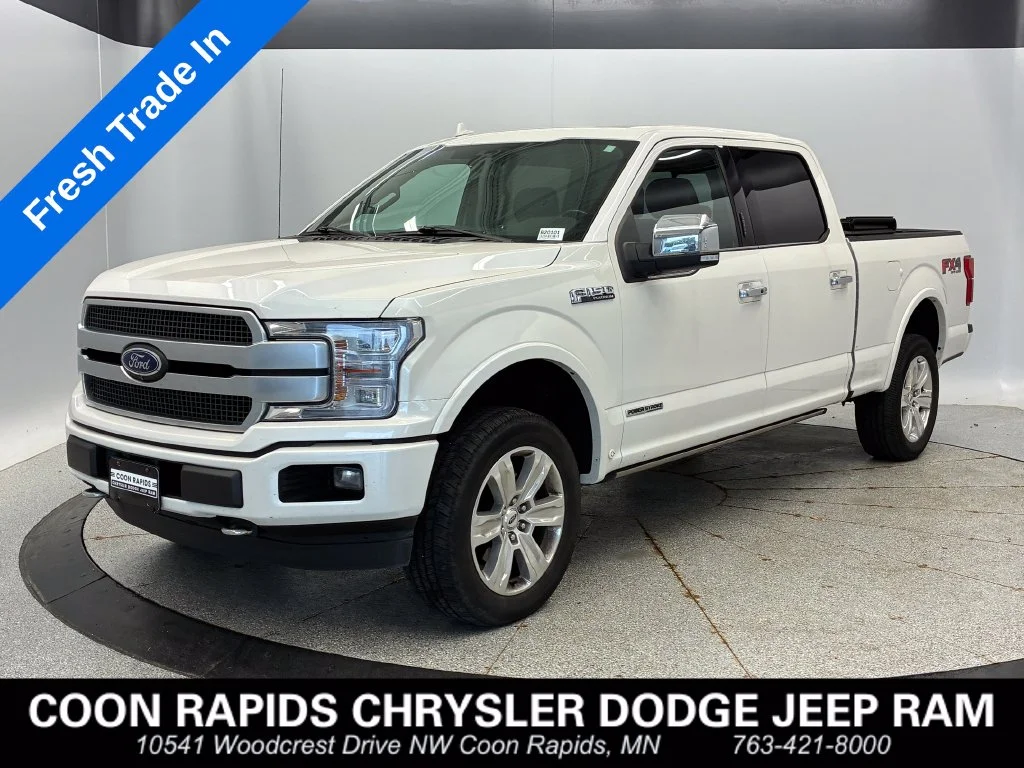 Used 2019 White Ford Platinum image 1