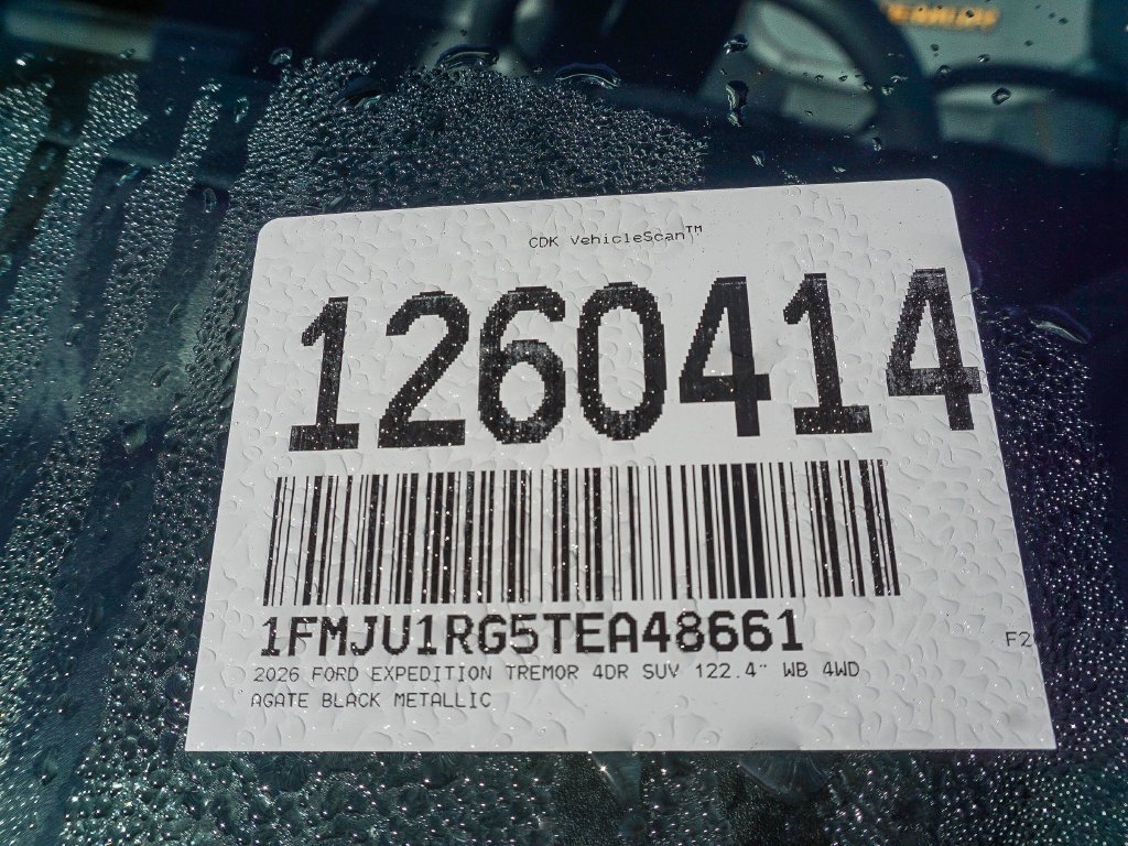 New 2026 Agate Black Metallic Ford Tremor image 26